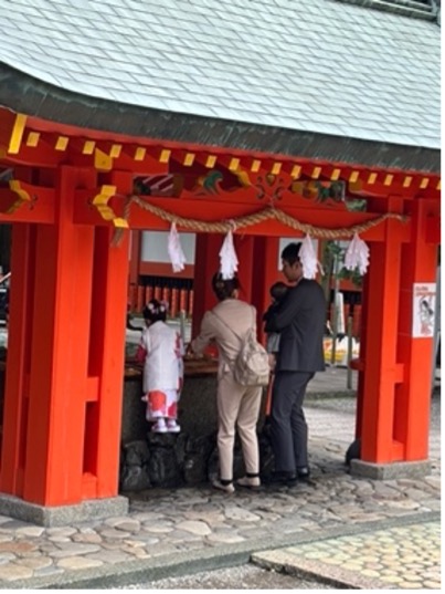 カエルの神様と速玉大社へ